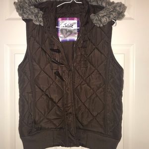 ❣️Girls Justice hooded vest jacket❣️
